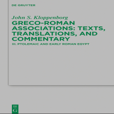 John S. Kloppenborg - Ptolemaic and Early Roman Egypt (Retail) John S. Kloppenborg - Ptolemaic and Early Roman Egypt (Retail)